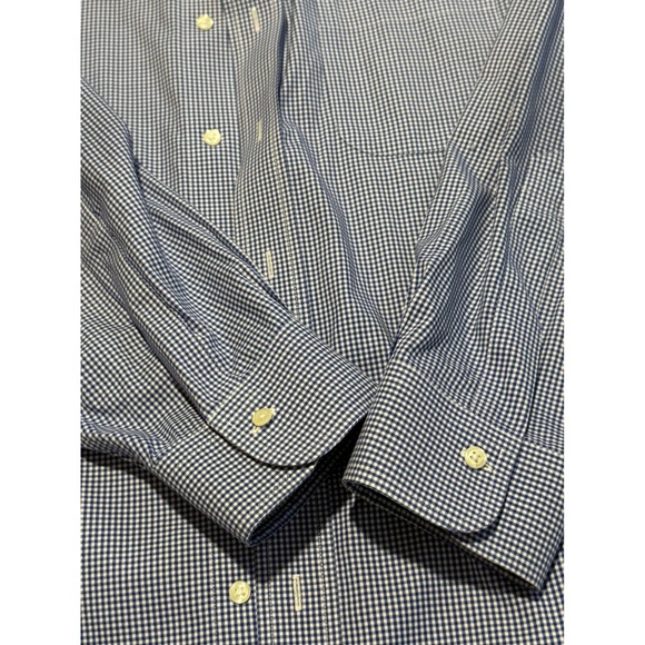 Brooks Brothers 1818 Blue Gingham Traditional Fit Button-Up Shirt – Men's 18-34 - Picture 6 of 9